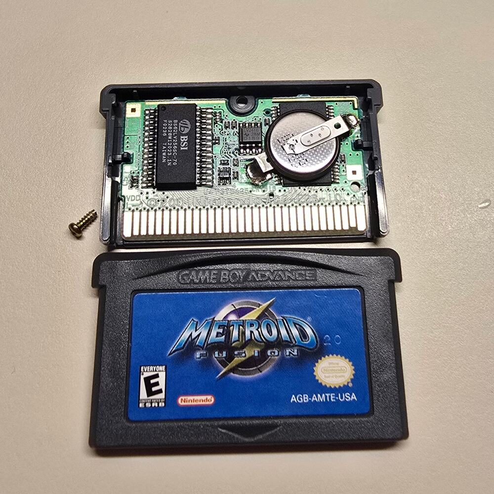 Metroid Fusion Nintendo Game Boy Advance GBA Cartridge Battery Working Authentic